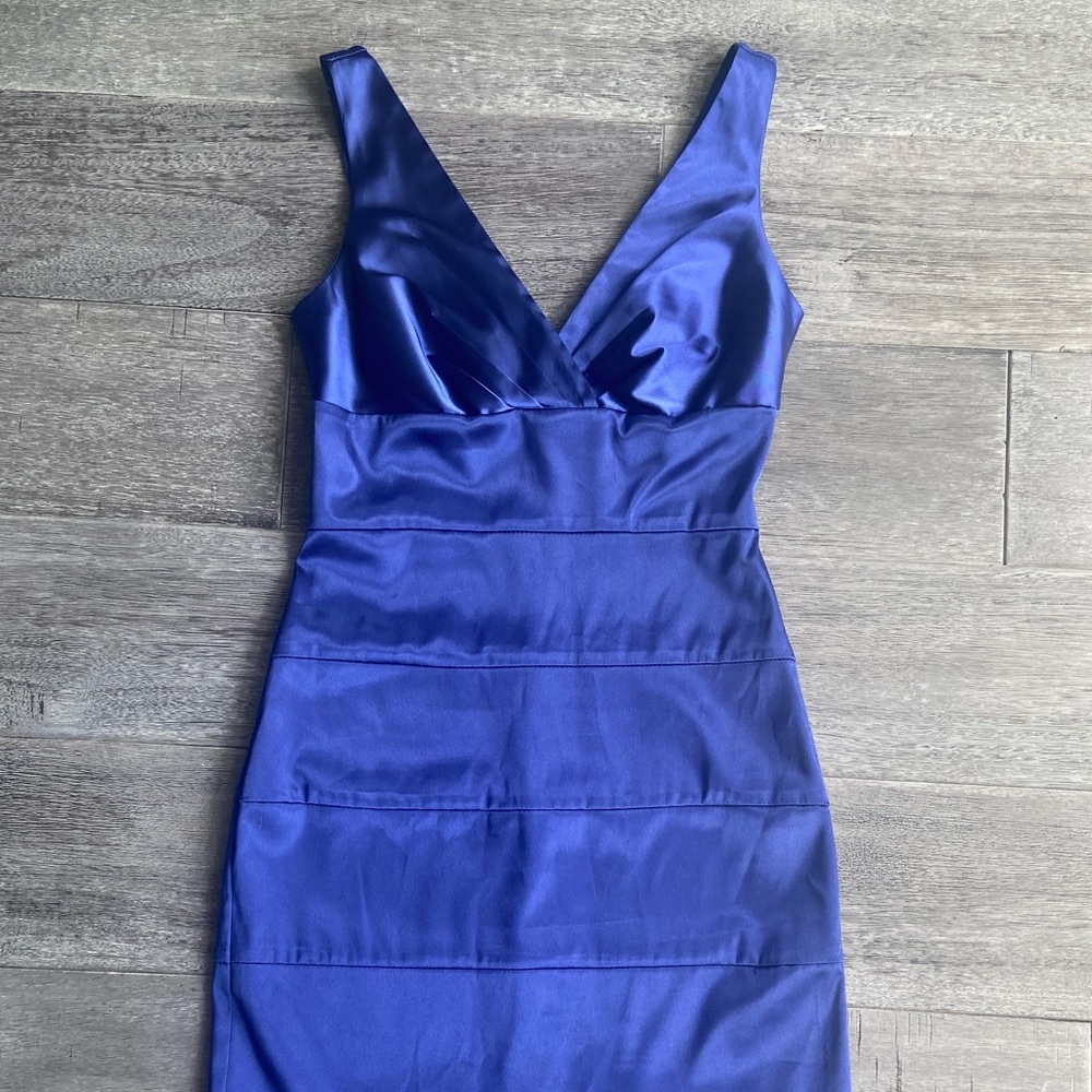 Formal Blue Dress. Fits like a size 2